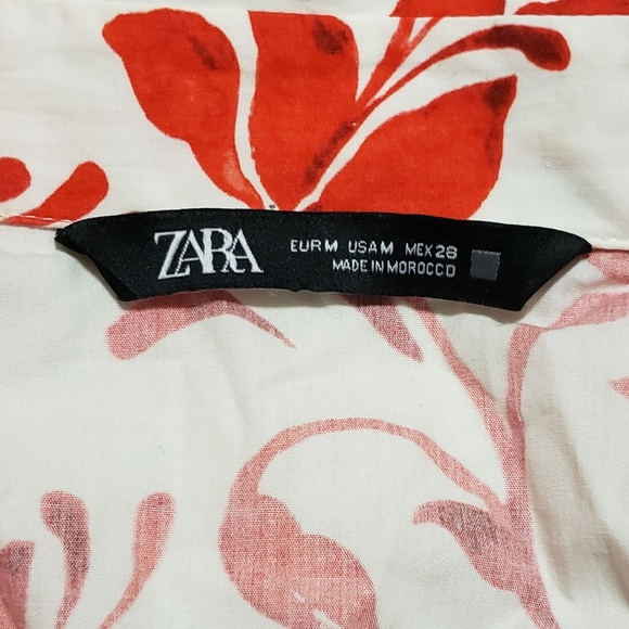 Zara Printed Mini Dress - Picture 6 of 7